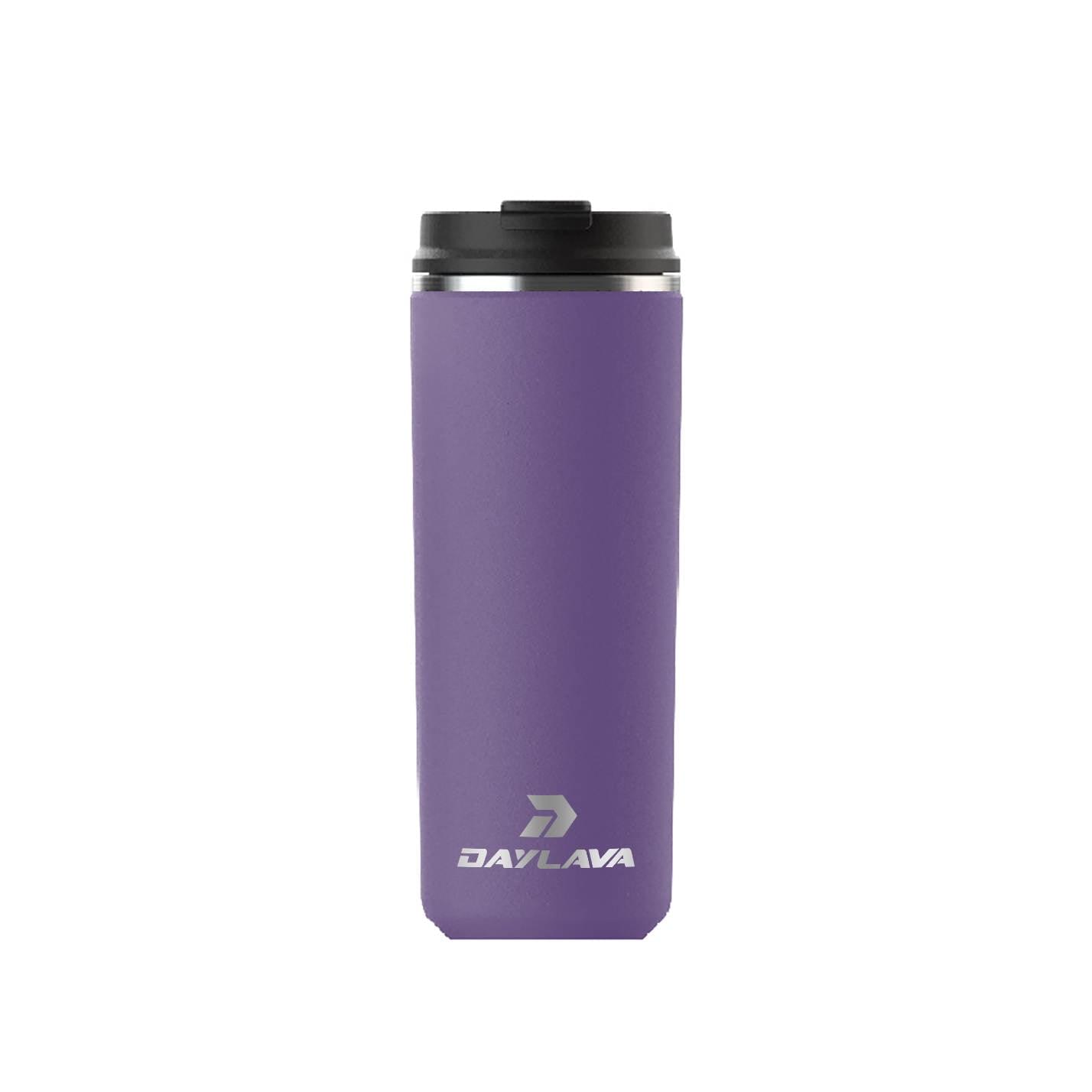 16oz Coffee Tumbler- Purple - DayLava - Hydration on the GO! - The Perfect Drinkware Solution.